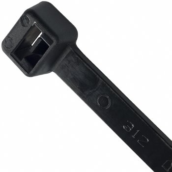 200 x 4.8mm Cable Tie BLACK (100 Per Pack) GT200STB