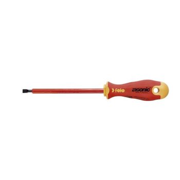 Felo 8mm Flat Screwdriver Fully Insulated