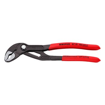 Knipex Push Button Pipe Grips Alligator Wrench 180mm 87 01 180
