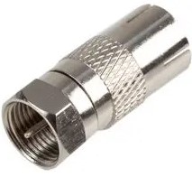 Coaxial to F Female Type Adaptor
