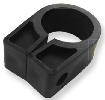 Size No.10 !UPTO 50% DISCOUNT MS10 Black Heavy Duty 25mm Cable Cleats Clips 