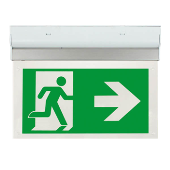 Emergency Hanging LED Exit Light Arrow = Right