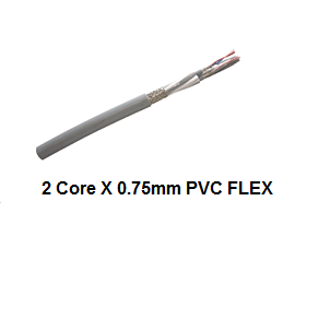 2 x 0.75mm LIYCY PVC Flex Screened (Per 1 Mtr)