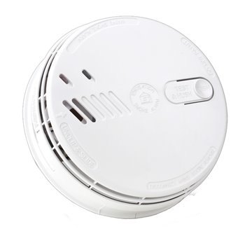 Ionisation Smoke Detector Mains Powered C/W Battery Back-Up (Replaceable) Ei141RC