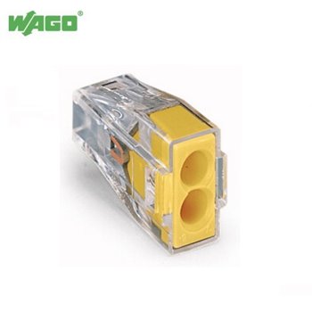24A 2 Way Wago PUSH WIRE® Connectors 0.75mm-2.5mm² 773-102 Wago