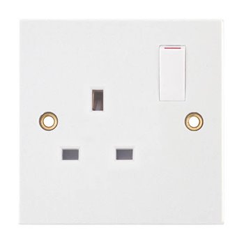Selectric 1 Gang 13A Single Switched Socket LG9099