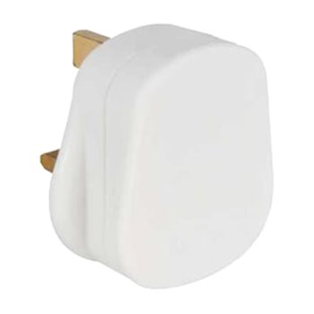 Selectric 13A 3 Pin Plug Top 230v White LG8191/13