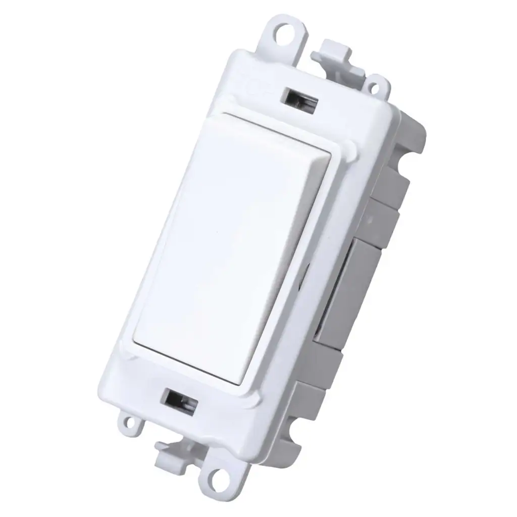 Click Gridpro 20A Intermediate Switch Polar White