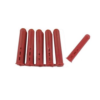 Red Wall Plugs (Rawl Plugs) Use 5.5/6.0mm Drill For Fitting Screw Sizes 6-10 (Box of 100)67600/MPRED