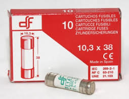 DFSA Fuse 10A 10x38mm 420010