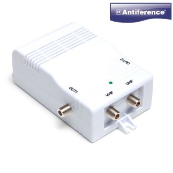 Antiference DA220 2 Way TV Amplifier With Sky Bypass (F-Type)