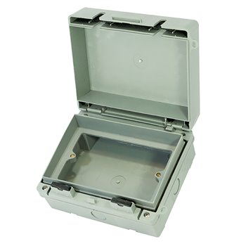 Selectric Outdoor Universal Accessory Box 2 Gang IP65 SS65-2G