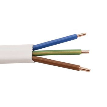 Twin & Earth Cable 16mm Blue, Brown & Insulated Earth (Per 1 Mtr)