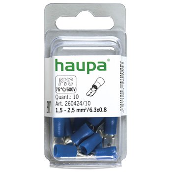 Haupa Blue Crimp Male 1.5-2.5mm (10 Pack)
