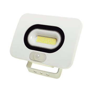Source 50W LED Floodlight With PIR (White)