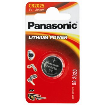 Panasonic Battery 3V Lithium Coin Cell - CR2025 Pack Of 1