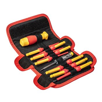 Neo Tools Insulated Changeable Screwdriver 12 pcs Set 1000V 01-308
