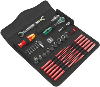 Wera Kraftform Kompakt W1 Maintenance Tool Kit, 35 Piece