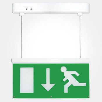 DOWN ARROW SIGNAGE LED EMERGENCY HANGING EXIT SIGN LIGHT