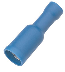 Crimp Male Bullet.2.5mm.Blue.BFB50VRM