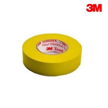 3M Temflex 1500 Yellow PVC Electrical Insulation Tape 20m