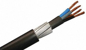 4 x 2.5mm SWA Armoured Cable (Per 1mtr)