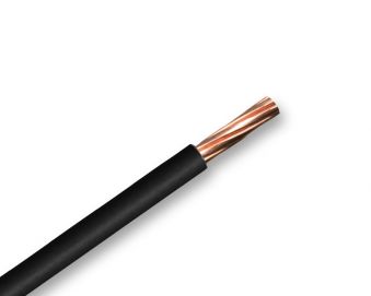 6mm Black PVC Single Cable 6491x (Per 1 Mtr)