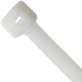 160 x 4.8mm Cable Tie Clear/White (100 Per Pack) GT160STC